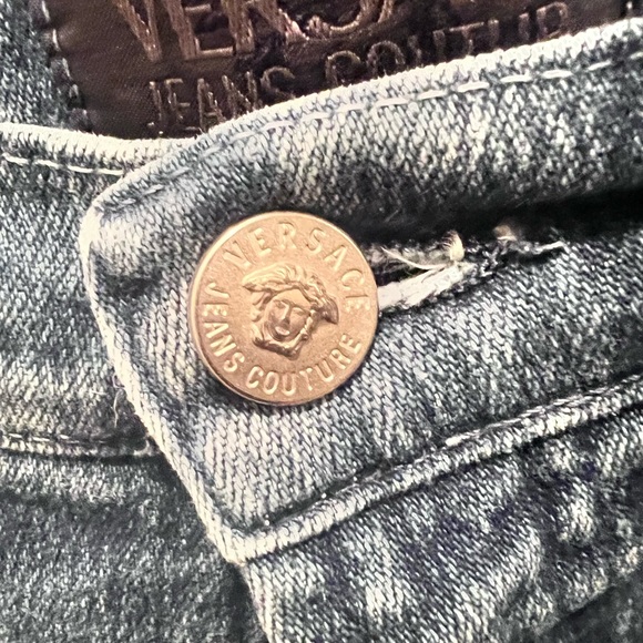 Versace Jeans Couture Jean Shorts Euro Size 26/40 - Picture 6 of 9